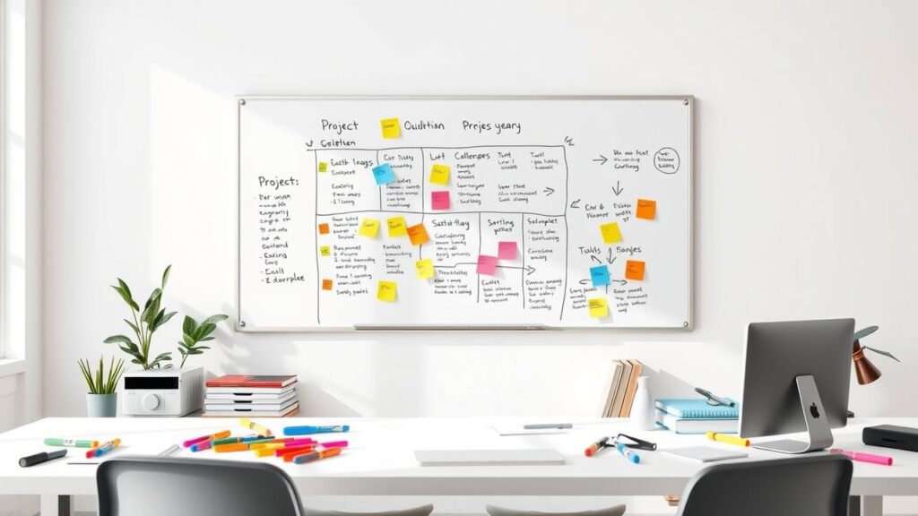 Een drukke kantooromgeving vol productiviteit en focus.