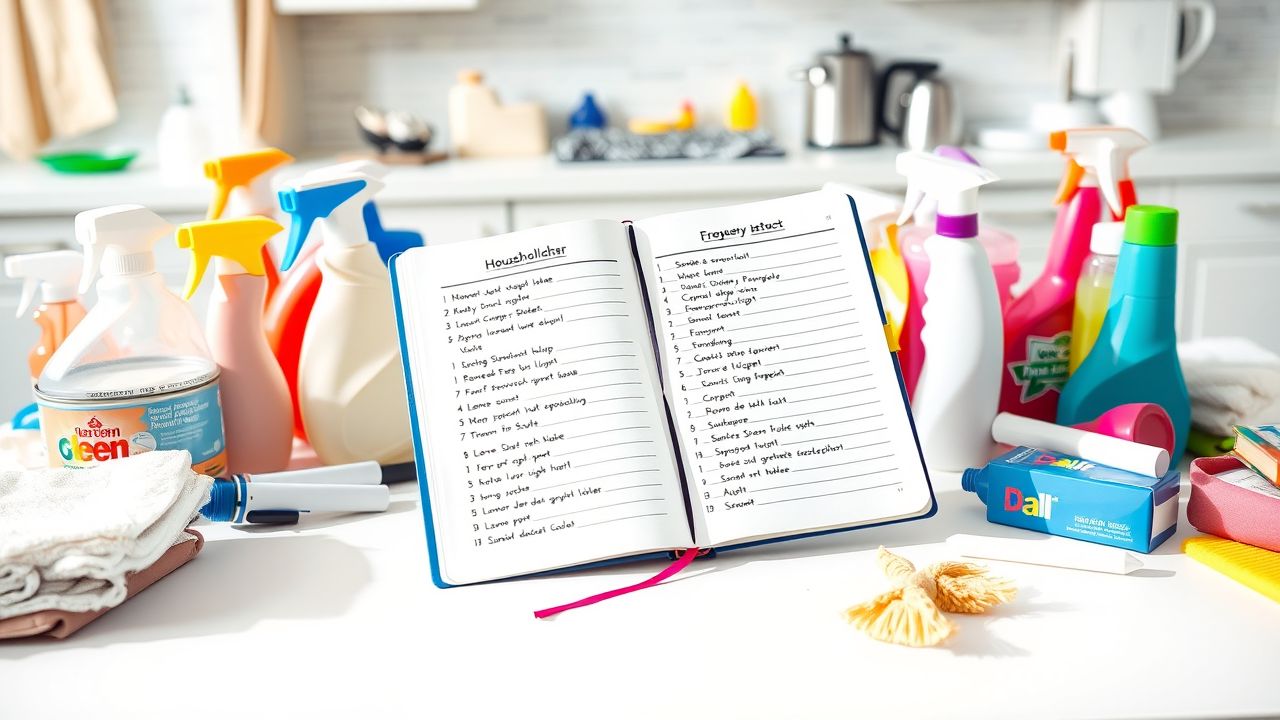 Een stappenplan voor het maken van een efficiënte planning voor het huishouden